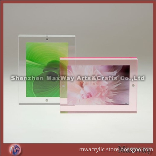 Pink 4"*6" High Grade Acrylic Picture Frame Photo Frame